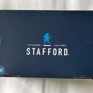 Stafford boys black shoes
